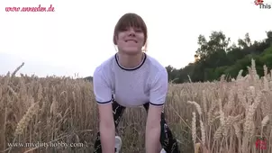 A young camera shy blonde made a video for her lovers