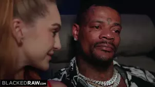 Delicious blonde in cowgirl is having a great pleasure from fucking