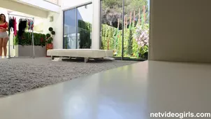 The prospects of a dark haired girl's career in the porn industry are very favorable