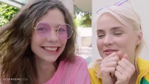 An appetizing scenario with three girls Lika Star Sofi Smile and Eva Elfie