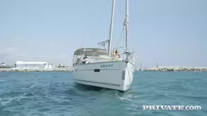 A gorgeous young woman Stacy Cruz is captured in a steamy homemade video