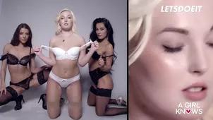 Cute Sybil Lovita Fate has fun with her girlfriend in college dormitory