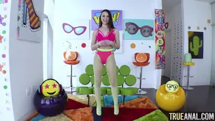 Petite Liz Jordan's cunt gets wrecked by a huge BBC in interracial action