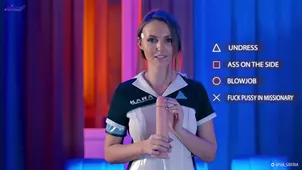 Sexual cosplay with a big dildo in incredible p solo by Sia Siberia