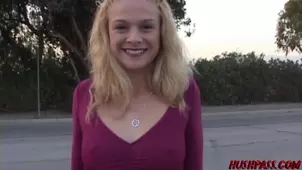 Outdoor clip with Jane XV in medium quality featuring passionate action in p