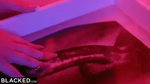 Interracial sex with a gorgeous actress Lily in p quality