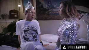 An app opens up after watching a movie about anal sex