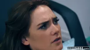 Tommy's cumshot on the face of Siri Dahl while face sitting