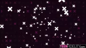 A hot sexy and beautiful milf in white lingerie is fucking hard