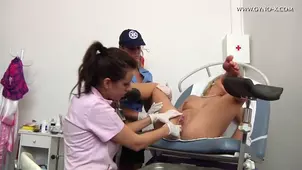 Gynecologist fucked nurse Didisse in his office who complained of Fraser syndrome