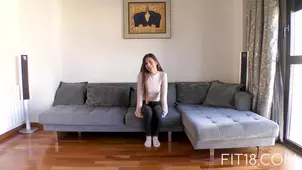 The first time with a new Arab chick with the smallest chest