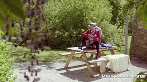 The hooker girl from Colombia Veronica Leal in action