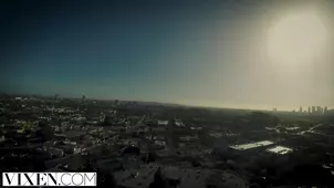 Hot woman Gina Valentina in sexy underwear shows her Originale Ginza video