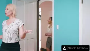 A girl came to check the apartment with her coworker