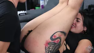 A guy left his girlfriend with a friend and he couldn't resist her