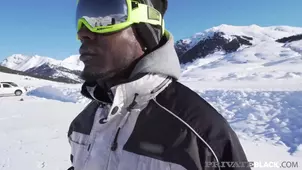 The beautiful woman from Europe Katrin Butt fucks with a black man