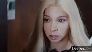 A beautiful blonde Mona Wales met her husband's mistress and got intimate