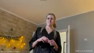 A hot girl has sex with her stepson in her house getting passionate