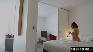 Sexual redhead beauty was unable to achieve orgasm without a sex toy