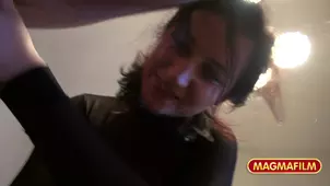 A tied up beauty Crista in a intense HD hardcore scene by Magma Film