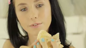 The last start of a hot girl named Pam in HD