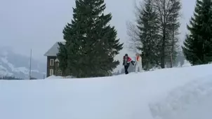 Hardcore sex scenes of three lesbians cast by a magician in his spell