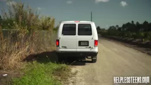 Sexy blonde Callie Calypso is tied up and fucked by her Master