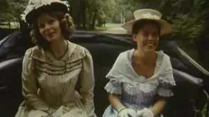 Girl has sex with a guy in a unusual decorated setting