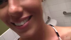 Hot petite teen Nicole Aniston fucked hard in the city streets