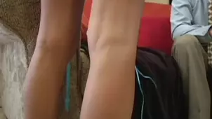 A kapri filled her pussy with a black long and thick dildo