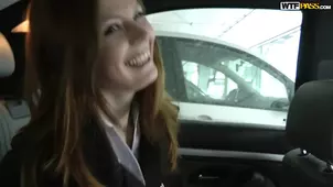 Czech girl Timea Bela gets fucked in WC wild public sex