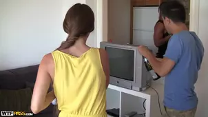 A cute girl threw a wild beach party with her friends and it got quite rowdy