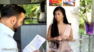 American nanny roughly fucked and came hard on her promotion tour