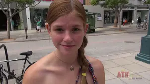 The hottest teen was picked up from ATK Galleria for a wild ride