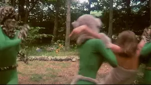 Costumed sex party with Angelica Monet and Bradford Armdexter in the library