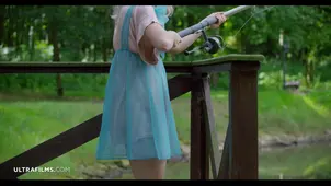 Clarie's outdoor stripping and adventurous sex scene