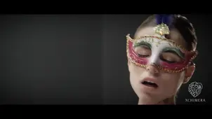 A lovely ballerina has sex with a young man who has a big cock