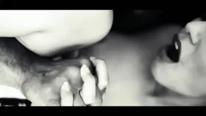 Hot woman Eliska Cross in a sexy corset provokes guy to fuck her